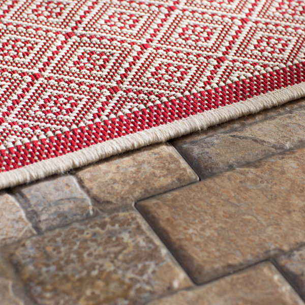 Dakota Fields Vacaville Geometric Indoor / Outdoor Area Rug & Reviews